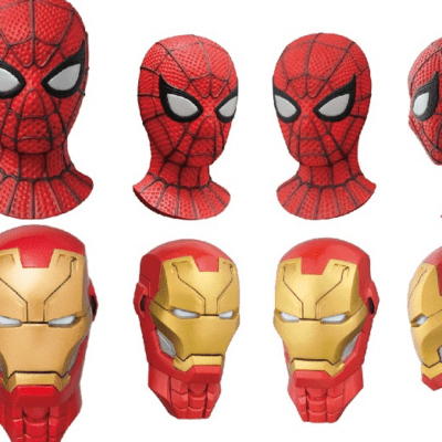 Spider-Man Homecoming Real Mask Magnet Collection