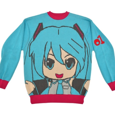 Character Vocal Series 01 Hatsune Miku Mikudayo Knitted Sweater