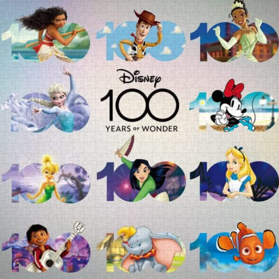 Jigsaw Puzzle 1000-010 Disney 100 Anniversary Design 1000 Pieces