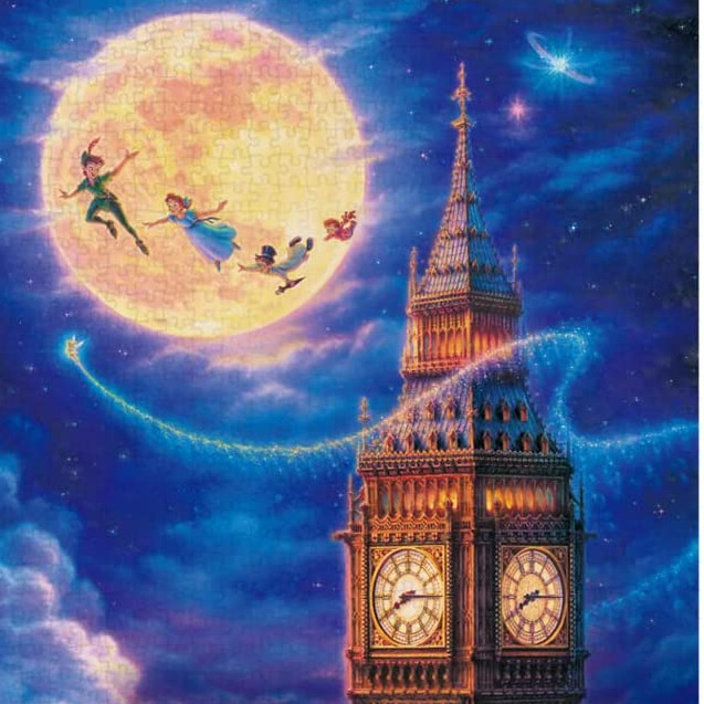 Jigsaw Puzzle 1000-094 Moonlight Collection Moonlight Flight (Peter Pan)  1000 Pieces