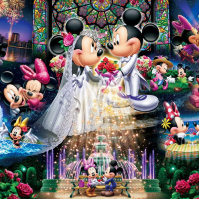 Jigsaw Puzzle 108-742 Disney Eternal Vow Wedding Dream 108 Pieces