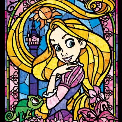 Jigsaw Puzzle 266-748 Jigsaw Puzzle Rapunzel on the Tower Rapunzel Stained Glass Gyutto Series [Stained Art] 266 Pieces