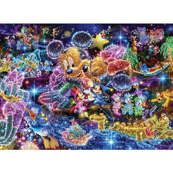 Jigsaw Puzzle 500-592 Disney Wish Upon A Starry Sky Gyutto Series