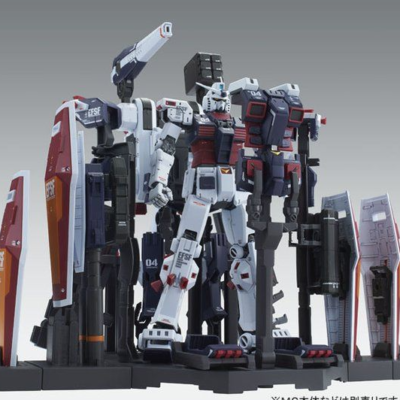 MG 1100 Weapon & Armor Hanger FOR Full Armor Gundam Ver. Ka (GUNDAM THUNDERBOLT) Reissue