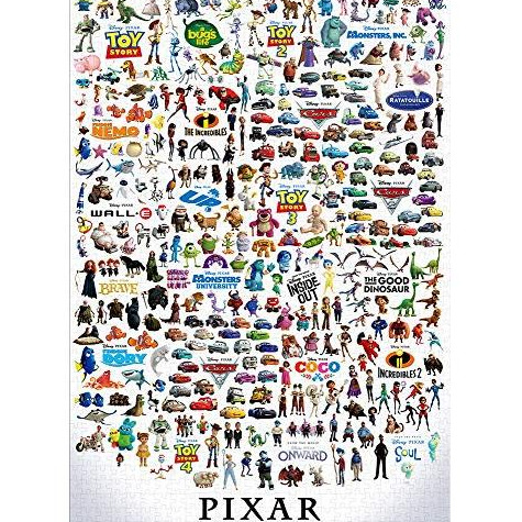 Jigsaw Puzzle D1000-067 Pixar Character Great Collection 1000 Pieces