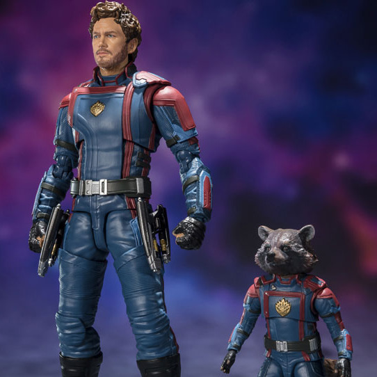 Original Genuine S.H.Figuarts STAR LORD & ROCKET RACCOON MARVEL STUDIOS  GUARDIANS OF THE GALAXY VOLUME