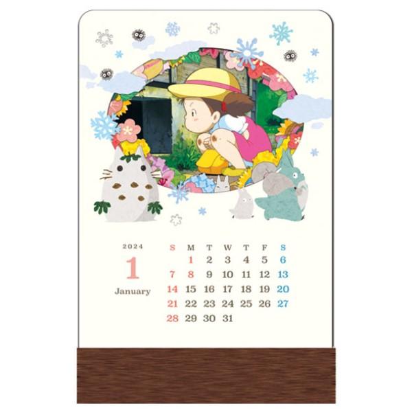 Calendar CL83 My Neighbor Totoro 2024 kasanaru moehimejapantoys