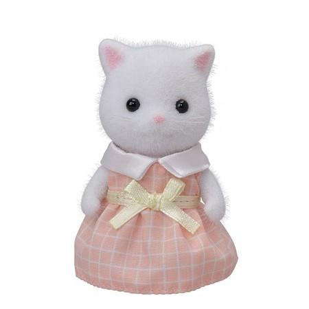 Sylvanian Families Persian Cat Girl (White)