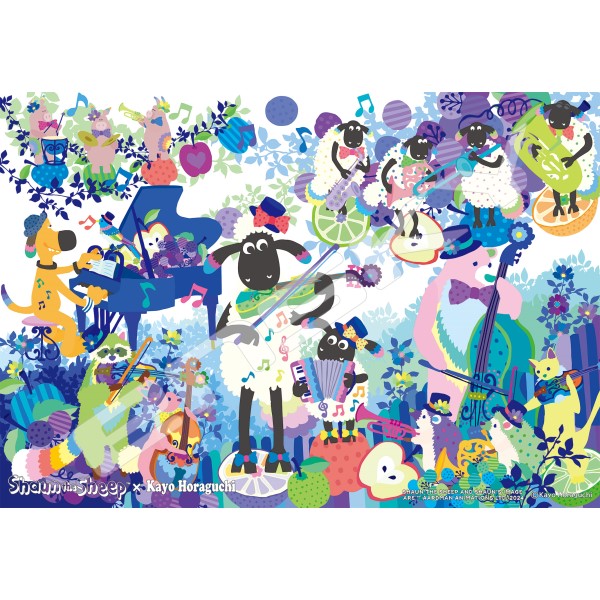 Puzzle Per Bambini Shaun La Pecora - Shaun & Friends - 70 Pezzi Grandi - ENSKY 70-L03